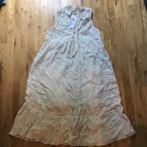 Long baby doll floral urban outfitters dress